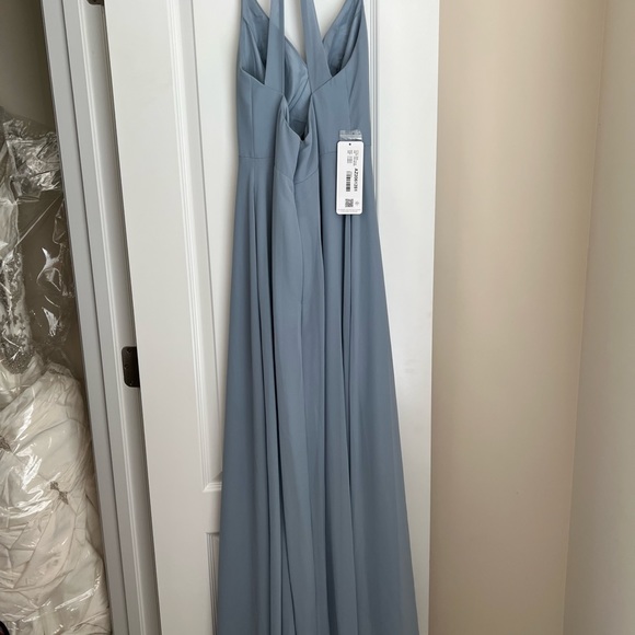 Azazie DAVIS dusty blue - Picture 2 of 3